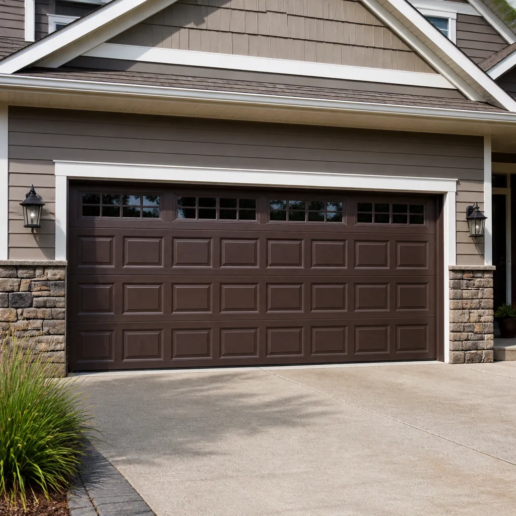 Raised-panel steel